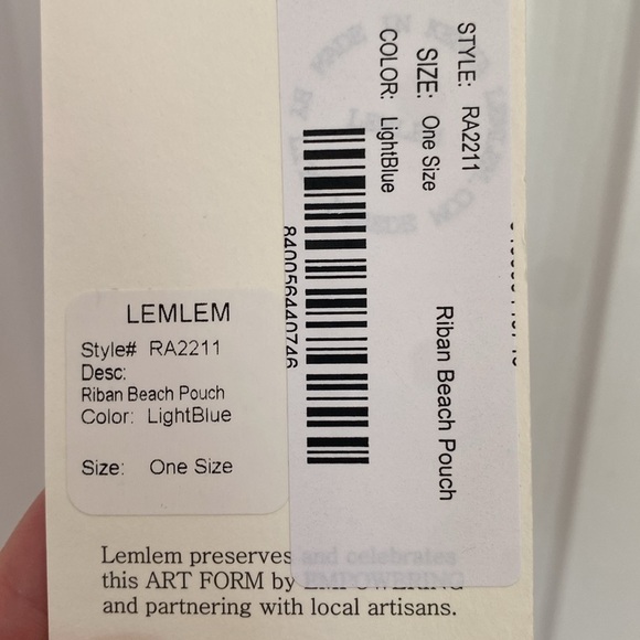 Lem Lem Riban Beach Pouch - Picture 3 of 6